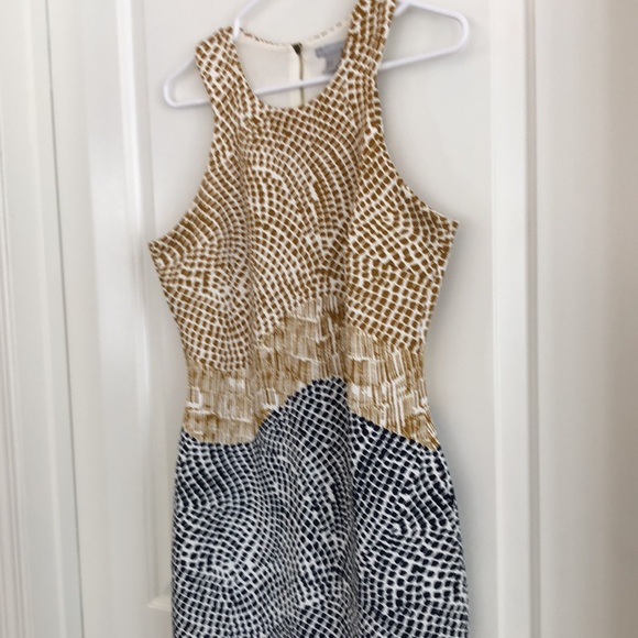 H & M fitted print dress size medium - Picture 5 of 6